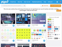 Tablet Screenshot of 365psd.com